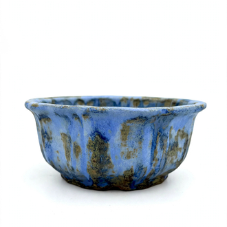Stoneware Sırlı Seramik Bonsai Saksısı 18 cm