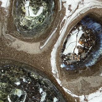 Stoneware Cam Detaylı Seramik Kulluk