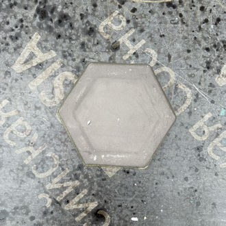 Stoneware  Cam Detaylı Seramik Tabak 