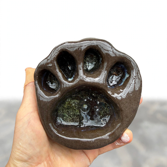 Stoneware Cam Detaylı Seramik Kulluk