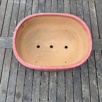 Büyük boy Stoneware Sırlı Bonsai Saksısı 45 cm
