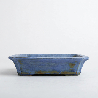 Stoneware Sırlı Seramik Bonsai Saksısı 28 cm