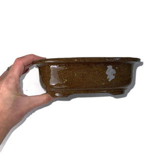 Stoneware Sırlı Seramik Bonsai Saksısı