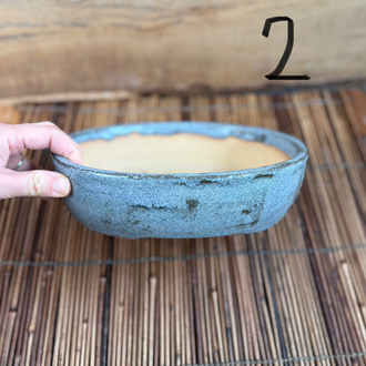 Stoneware Sırlı Seramik Bonsai Saksısı