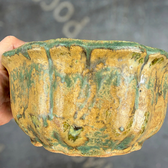 Stoneware Sırlı Seramik Bonsai Saksısı 18 cm