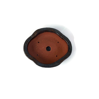 Altlıklı Sırlı Stoneware Seramik Bonsai Saksısı