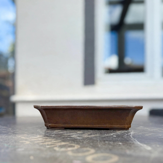 Stoneware Sırlı Bonsai Saksısı 28 cm