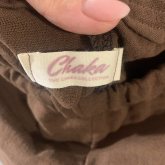 Koyu Kahve Müslin Pantalon