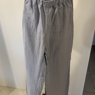 Gri Müslin Pantalon
