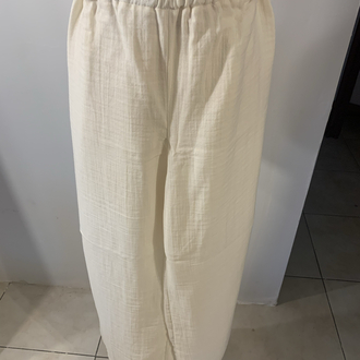 Krem Müslin Pantalon