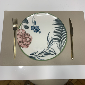 Bej/ Taupe Dikdörtgen Servis