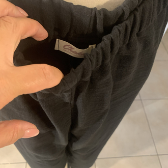 Siyah Müslin Pantalon
