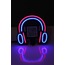 Kulaklık Neon Led / QR Gece Lambası / Playlist Dekoratif Lamba / Işıklı Spotify listesi