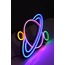 Satürn Neon LED / Gece Lambası / Dekoratif Lamba / Işıklı Gezegenler / Ambians Işığı