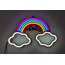 İsimli Gökkuşağı Neon Led / Gece Lambası / Rainbow Dekoratif Lamba / Işıklı Bulut / Ambians
