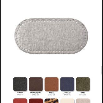 ÇANTA TABANI OVAL SUNİ DERİ