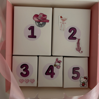Gold & silver Advent Calendar küçük boy