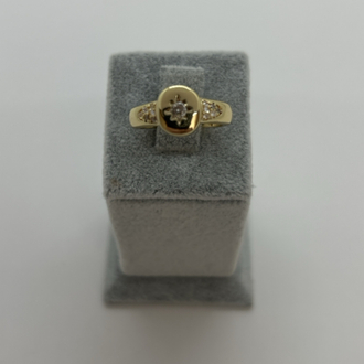 Vip çoban yıldızı ayarlamalı gold yüzük