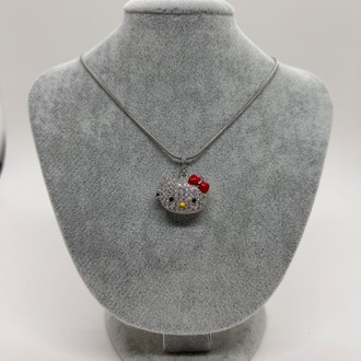 Çelik silver hello Kitty anı kolye 