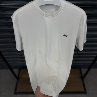 LACOSTE PREMİUM T-SHIRT BEYAZ