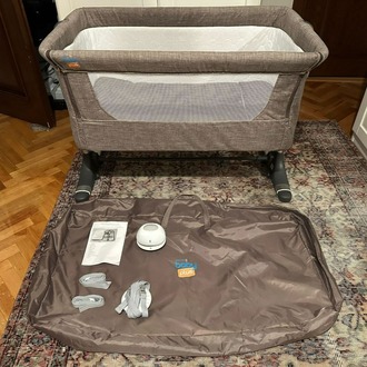 Baby Plus Safe Side Anne Yanı Bebek Beşiği – Kahverengi