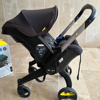 Doona+ Siyah Bebek Arabası ve Ana Kucağı