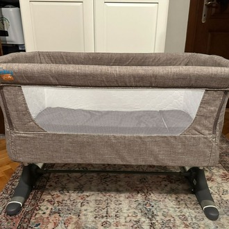 Baby Plus Safe Side Anne Yanı Bebek Beşiği – Kahverengi