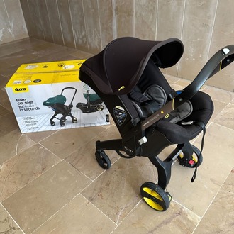 Doona+ Siyah Bebek Arabası ve Ana Kucağı