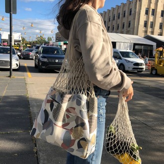 Deniz Paketi - Bez File çanta, şal, kolonya, keçeli sabun, anahtarlık