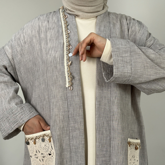 Kimono Takım Gri