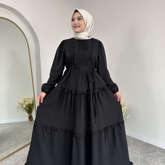 Mevra elbise Siyah