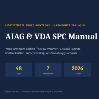 AIAG VDA SPC Eğitim Sunumu