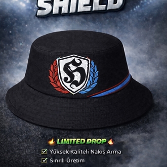 Bordo Mavi - Holar Holigans Shield Series Bucket Hat (Balıkçı Şapka)