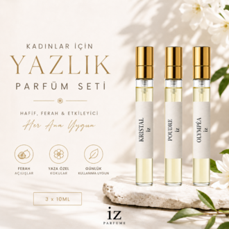 3 x 10ml Yazlık Kadın Parfüm Seti