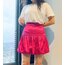 Pembe saten mini balon etek