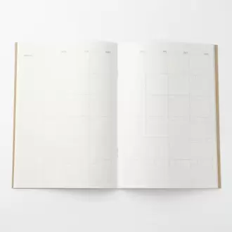 Muji Aylık Planlayıcı Defter – A5 Boyut (32 Yaprak)