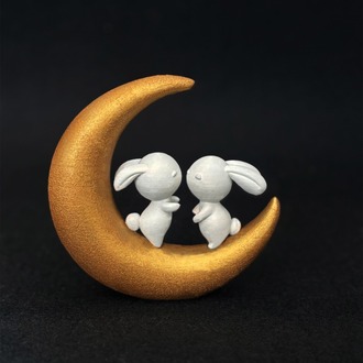 RABBITS ON THE MOON
