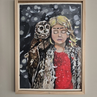 Sessizlik - Akrilik Boya | Özgün Sanat Eseri