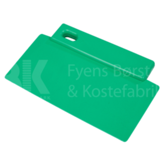 71900-5 Yeşil renk renk 200 x 125 mm ölçümde, 3 kazıma kenarlı,Metal + X-Ray-