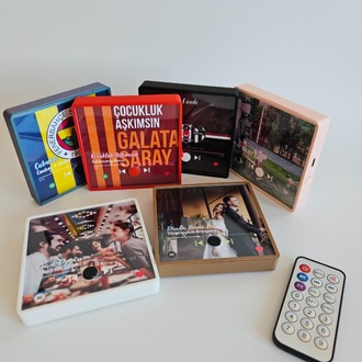 JetJest Aile/Çocuk Temalı Kişiye Özel Müzikli Magnet