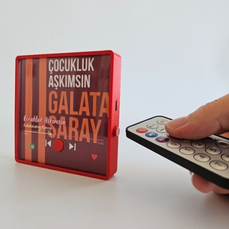 JetJest GS Taraftar Temalı Kişiye Özel Müzikli Magnet