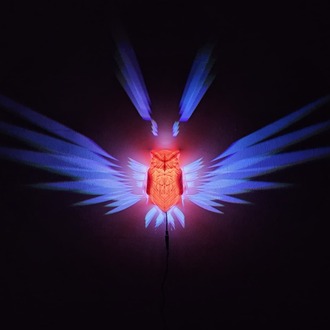 Baykuş Gece Lambası – JetJest 3D İllüzyon RGB LED Lamba