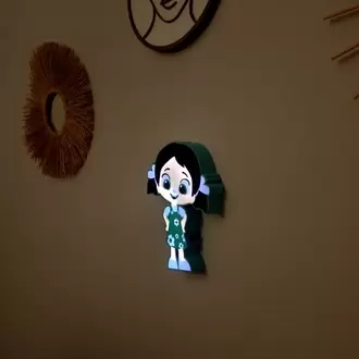 Niloya RGB LED Lightbox Gece Lambası – Şarjlı, Kumandalı