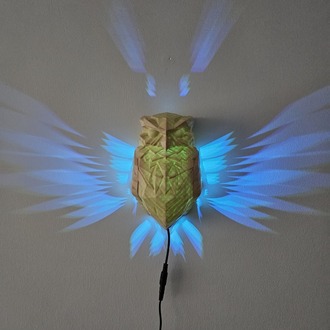 Baykuş Gece Lambası – JetJest 3D İllüzyon RGB LED Lamba