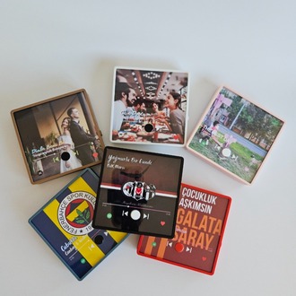 JetJest Sevgili Temalı Kişiye Özel Müzikli Magnet