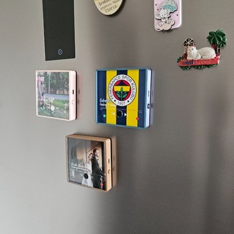 JetJest GS Taraftar Temalı Kişiye Özel Müzikli Magnet