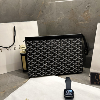 •Goyard Hand Clutch Black (El Portfoyü)