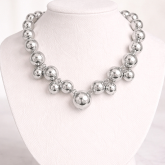 SILVER RENK ELEMENT KOLYE