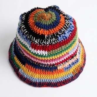 Multicolor bucket hat