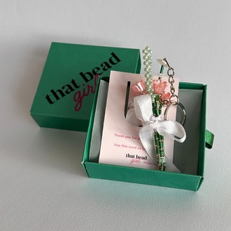 Lale Buket Anahtarlık - Pembe